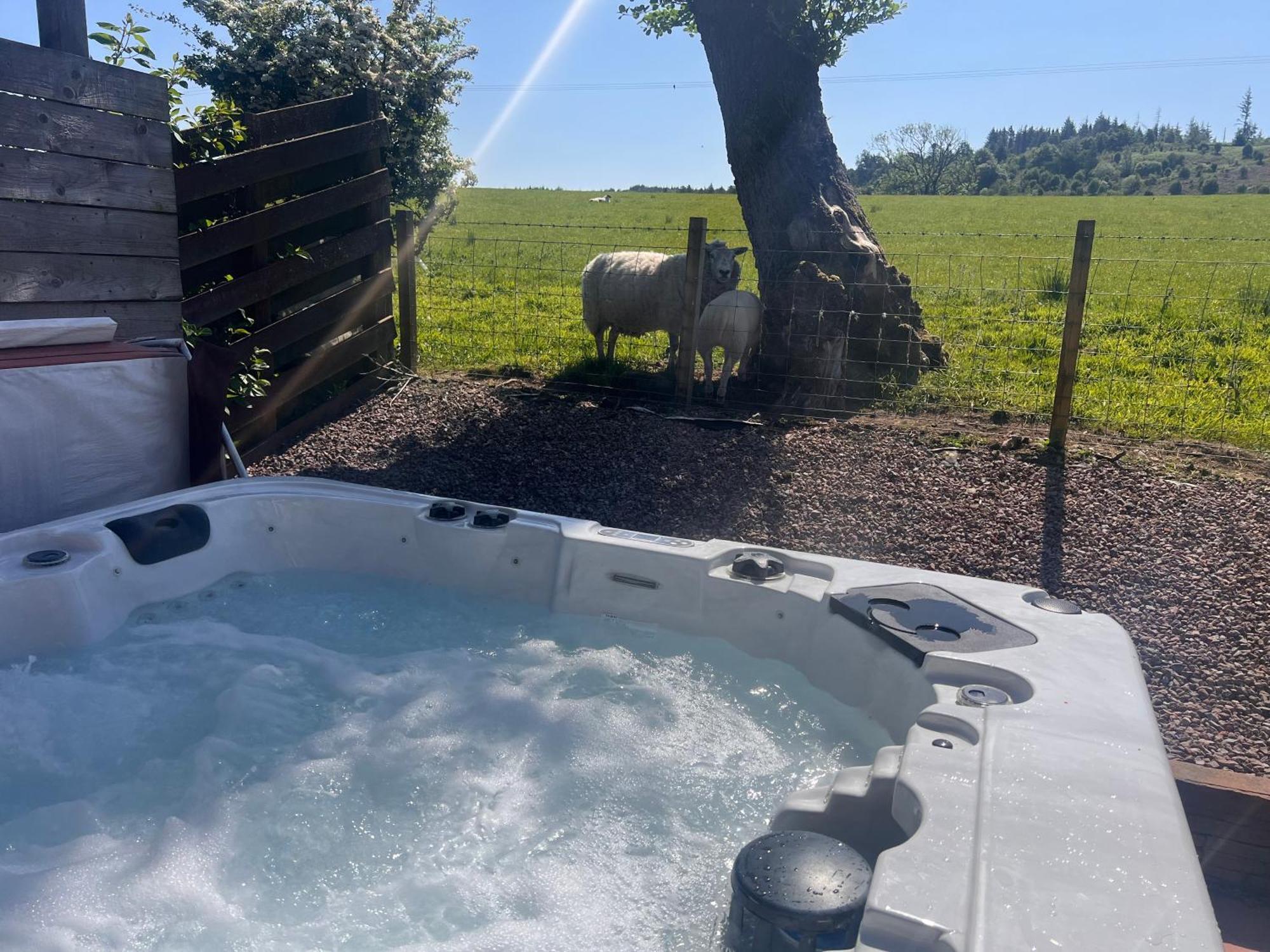 Woodlane Lodge With Private Hottub & Pool Table 邓弗里斯 外观 照片